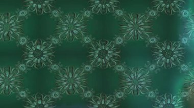 Renkli unsurlarla hareketli arka plan görüntüleri. Çiçekler. Eski model. Bayrak tarzı. Video kaydı. Şablon. Döngü. Kusursuz.. 