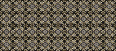 Antika altın tekrarlanabilir duvar kağıdı. Damask pürüzsüz yineleme kalıbı. Kahverengi, bej ve gri renklerde altın element. Barok tarzında altın çiçekli süs..