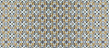 Gri, bej ve nötr renklerde altın çiçekli altın desenler. Raster geometrik arka plan. Altın rengi, kusursuz çizim. Senin tasarımın için, duvar kağıdı..