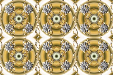 Bej, nötr ve kahverengi renklerde altın elementler. Barok tarzında kusursuz bir doğulu süsü. Geleneksel klasik raster altın pürüzsüz desen.