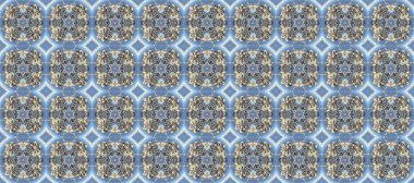 Soyut duvar kâğıdı, ambalaj dekorasyonu. Altın kar taneleri basit, pürüzsüz desen. Tarafsız, gri ve mavi renkte Raster altın deseni. Kışın sembolü, Mutlu Noel tatili, Mutlu yıllar 2019