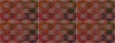 Raster illüstrasyonunda kusursuz çiçek deseni. Kahverengi renkte çiçekler.