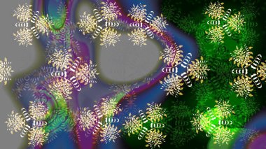 Raster Hip kumaş deseni. Eskiz Vintage Çiçek Deseni.