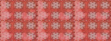 Güzel, pürüzsüz bir desen. Düz Çiçek Elementleri Tasarımı. Renkli Yaz Temalı Kusursuz Arkaplan. Güzel kumaş deseni. Yazdır. Raster çiçekli arka plan.