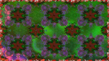 Sevimli çiçek desenli küçük çiçek. Raster resim. Dikişsiz Tony kumaş desen. Moda kumaş deseni.