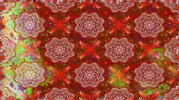 Çiçekli bahar çiçekleri. Küçük çiçekte güzel bir desen. Küçük renkli çiçekler. Moda baskıları için zarif bir şablon. Motley illüstrasyonu. Kusursuz..