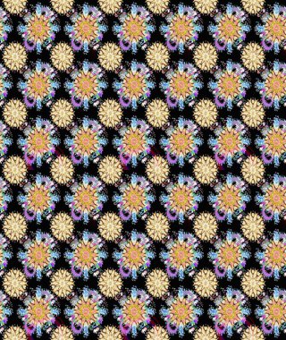 Seamless modeli moda kumaş deseni. Raster resim. Düz çiçek öğeleri tasarım. Bahar Tema Dikişsiz desen arka plan rengi. Sevimli çiçek öğeleri.