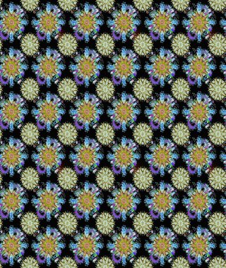 Yumuşak, bahar çiçekleri siyah ve nötr renklerde. Raster illüstrasyonu. Raster çiçek desenli ve çiçekli..