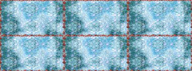 El çizimi dikişsiz sonbahar çiçekleri deseni. Mavi renkli çiçekler. Tekstil ve kapak tasarımı için mükemmel. Doodle tarzı. Renkli mavi pürüzsüz desen.