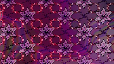 Yazdır. Düz Çiçek Elementleri Tasarımı. Güzel kumaş deseni. Renkli Yaz Temalı eskiz kalıbı. Güzel eskiz şekli. Raster çiçekli arka plan.