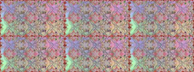 Raster illüstrasyonu. El çizimi çiçekli, soyut, pürüzsüz desen. Tarafsız renklerde çiçekler.