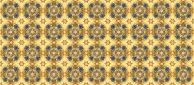Barok tarzında kusursuz bir doğulu süsü. Raster geleneksel sarı, kahverengi ve bej renklerinde kusursuz desen.