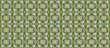 Geleneksel klasik raster altın pürüzsüz desen. Barok tarzında kusursuz bir doğulu süsü. Bej, gri ve yeşil renklerde altın elementler.