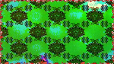 Çiçekli bahar çiçekleri. Küçük çiçekte güzel bir desen. Küçük renkli çiçekler. Moda baskıları için zarif bir şablon. Motley illüstrasyonu. Kusursuz..