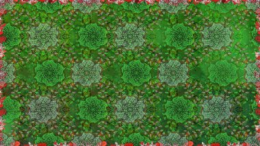 Çiçekli bahar çiçekleri. Küçük çiçekte güzel bir desen. Küçük renkli çiçekler. Moda baskıları için zarif bir şablon. Motley illüstrasyonu. Kusursuz..