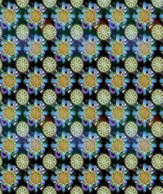 Moda baskısı. Ton halinde. Çiçeğin suluboya çizimlerinin mükemmel deseni. Dekorasyon ve tasarım için güzel bir desen. Suluboya desensiz çiçek buketi.