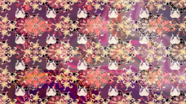 El çizimi, soyut ve süslü elementler. Klasik çiçekler. Bej ve nötr renkler. Suluboya resim taklit Raster çizimi. Yaz çiçekleri teması.