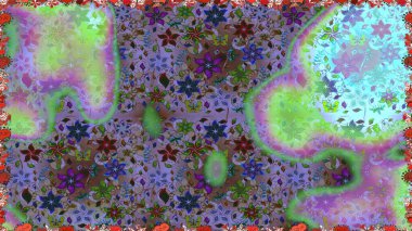 Sihirli süper şirin soyut ve güzel bir resim. Soyut süper sevimli ve ilginç bir resim.