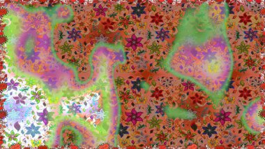 Sihirli süper şirin soyut ve güzel bir resim. Soyut süper sevimli ve ilginç bir resim.