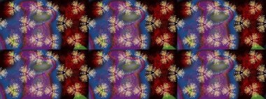 Sihirli süper şirin soyut ve güzel bir resim. Soyut süper sevimli ve ilginç bir resim.