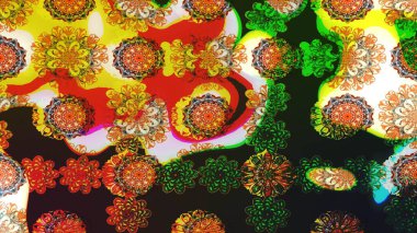 Sihirli süper şirin soyut ve güzel bir resim. Soyut süper sevimli ve ilginç bir resim.