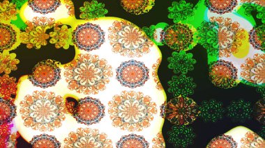 Sihirli süper şirin soyut ve güzel bir resim. Soyut süper sevimli ve ilginç bir resim.