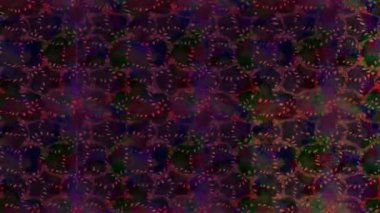 Renkli unsurlarla hareketli arka plan görüntüleri. Çiçekler. Eski model. Bayrak tarzı. Video kaydı. Şablon. Döngü. Kusursuz.. 