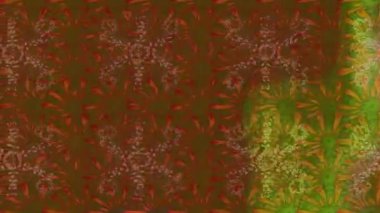 Renkli unsurlarla hareketli arka plan görüntüleri. Çiçekler. Eski model. Bayrak tarzı. Video kaydı. Şablon. Döngü. Kusursuz.. 