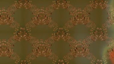 Renkli unsurlarla hareketli arka plan görüntüleri. Çiçekler. Eski model. Bayrak tarzı. Video kaydı. Şablon. Döngü. Kusursuz.. 