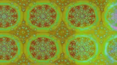 Renkli unsurlarla hareketli arka plan görüntüleri. Çiçekler. Eski model. Bayrak tarzı. Video kaydı. Şablon. Döngü. Kusursuz.. 