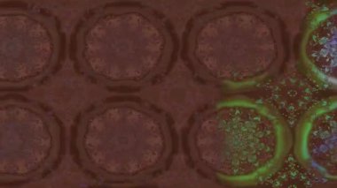 Renkli unsurlarla hareketli arka plan görüntüleri. Çiçekler. Eski model. Bayrak tarzı. Video kaydı. Şablon. Döngü. Kusursuz.. 