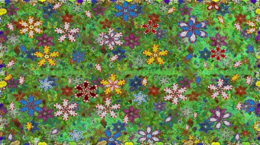 Suluboya desensiz çiçek buketi. Dekorasyon ve tasarım için güzel bir desen. Moda baskısı. Çiçeğin suluboya çizimlerinin mükemmel deseni. Ayarlanmış.