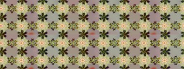 Raster illüstrasyonu. Gri ve nötr renklerde. Çiçekli güzel suluboya desen.