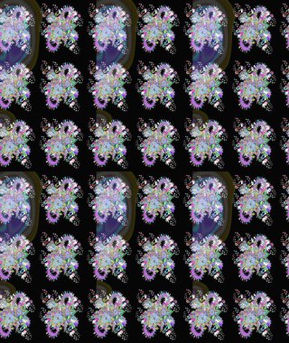 Raster çizimde sorunsuz çiçek desenli. Düz çiçek öğeleri tasarım. Fantezi kumaş deseni. Bahar Tema Dikişsiz desen arka plan rengi.