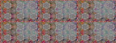 Çiçekler suluboya seamless modeli. Raster şık kumaş deseni.