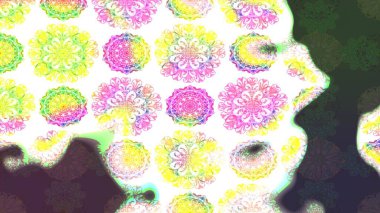 Çiçekli tebrik kartı. Raster illüstrasyonu. Beyaz ve yeşil renklerde. Suluboya çiçek buketi. Çiçek arkaplan. Doğum günü kartı ya da düğün davetiyesi.