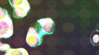 Poster ya da kapak için arka plan. Yapraklı çizim şekli. Davetiye ve kartpostal tasarımı için dekoratif çiçek unsurları. Tekstil için figür. Sevimli zarif çiçekler Raster illüstrasyonu.