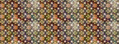 Sarma, tekstil ve duvar kâğıdı için kusursuz çiçek arkaplanı. Yumuşak fayans. Klasik çiçek desenli. Yumuşak pamuk tasarımı. Raster taze dokusu.