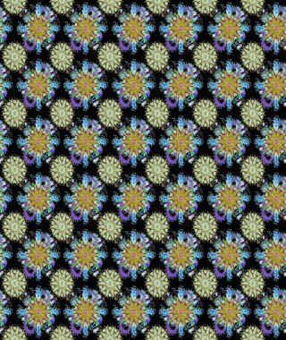 Küçük çiçekte güzel bir desen. Kusursuz. Çiçekli bahar çiçekleri. Motley illüstrasyonu. Moda baskıları için zarif bir şablon. Küçük renkli çiçekler..