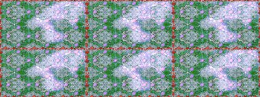 Vadinin çiçekleri tarafsız renklerde. Çiçeksiz desenlerin çizimi.