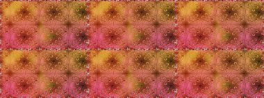 Raster dikişsiz şirin çiçek deseni. Tatil havası. Nazik romantik baskı. Bahar mevsimi. Turuncu renkte çiçekler.