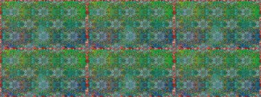 Organic motif background. Raster illustration. Ultrafashionable fabric pattern. Seamless pattern.