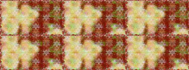 Raster Floral Illustration, Asyalı tekstil. Tarafsız renklerde etnik çiçeklerle kusursuz bir desen..