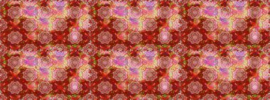 Çiçekli bahar çiçekleri. Moda baskıları için zarif bir şablon. Küçük çiçekte güzel bir desen. Küçük renkli çiçekler. Motley illüstrasyonu.