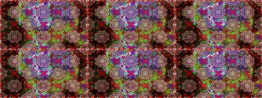 Sabıka fotoğraflarında, bebek kıyafetlerinde, duvar kâğıtlarında, paket kutularında falan kullanılabilir. Zarif, parlak ve pürüzsüz kahverengi çiçek desenli tasarım. Raster..