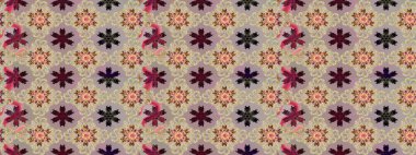 Yumuşak, yaz çiçekli arka plan. Çiçekler bej ve nötr renklerde. Raster çiçek desenli ve çiçekli..