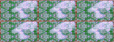 Vadinin çiçekleri tarafsız renklerde. Çiçeksiz desenlerin çizimi.