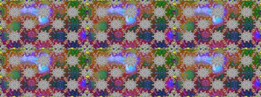 Raster illüstrasyonu. Moda baskısı, albüm, ambalaj kağıdı ve duvar kağıdı için zarif dekoratif süslemeler. Gri renkli şirin çiçekler. Küçük çiçekli basit, pürüzsüz desen..