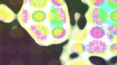 Çiçek kompozisyonu, el boyası, hassas şablon. Üst manzara, yumuşak stil. Yeşil ve kahverengi renkte manzaralı çiçek deseni. Sevgililer günü ve tebrik kartı konsepti için şık bir davet.