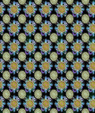 Raster Hip kumaş deseni. Kusursuz Vintage Çiçek Deseni.